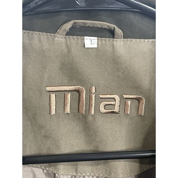 Mian Men’s Large Fishing Vest Beige, Fishing, Hiking, Safari. Zip&Snap Closure - Picture 4 of 9